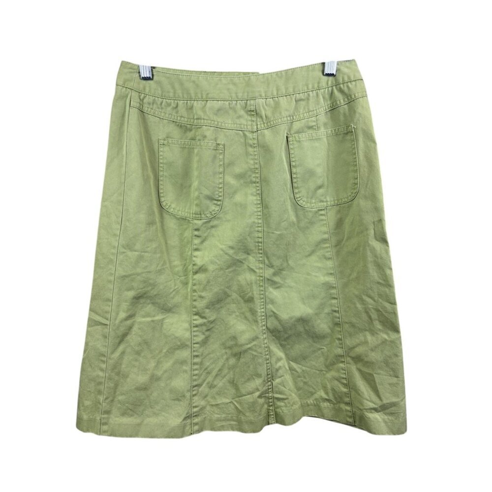 Talbots Women's Green Mid-length Skirt - Picture 2 of 5
